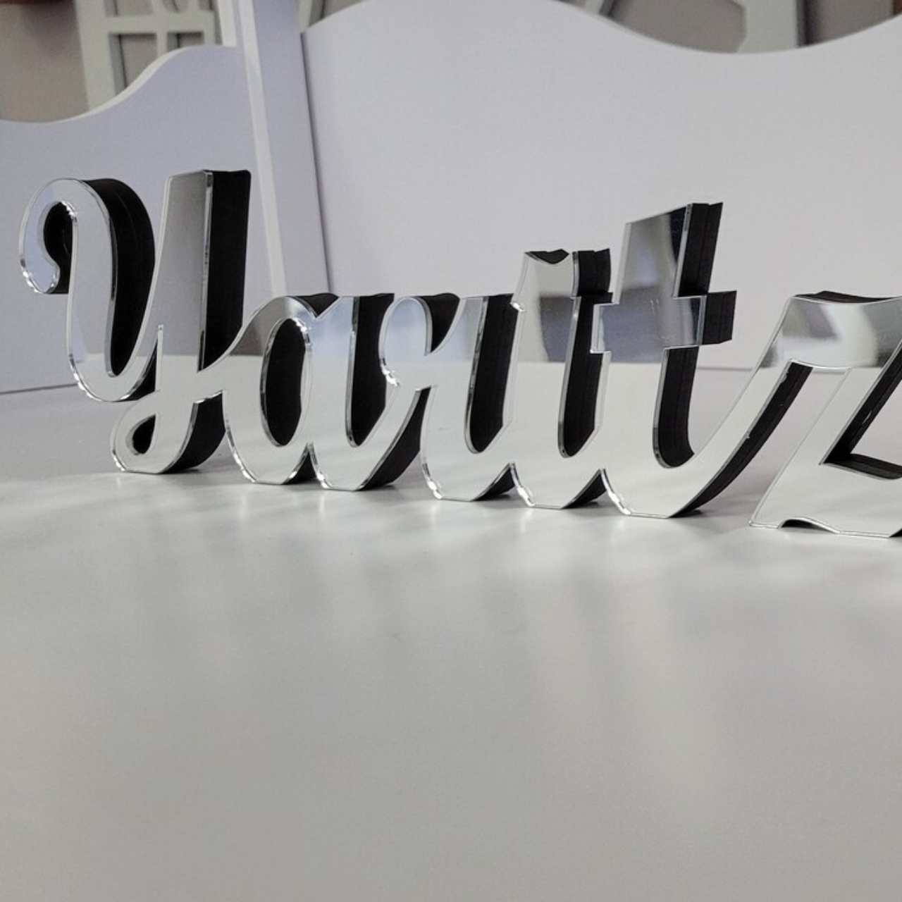 Bold & Elegant Standing Decor - 3d Standing Letters (Acrylic)