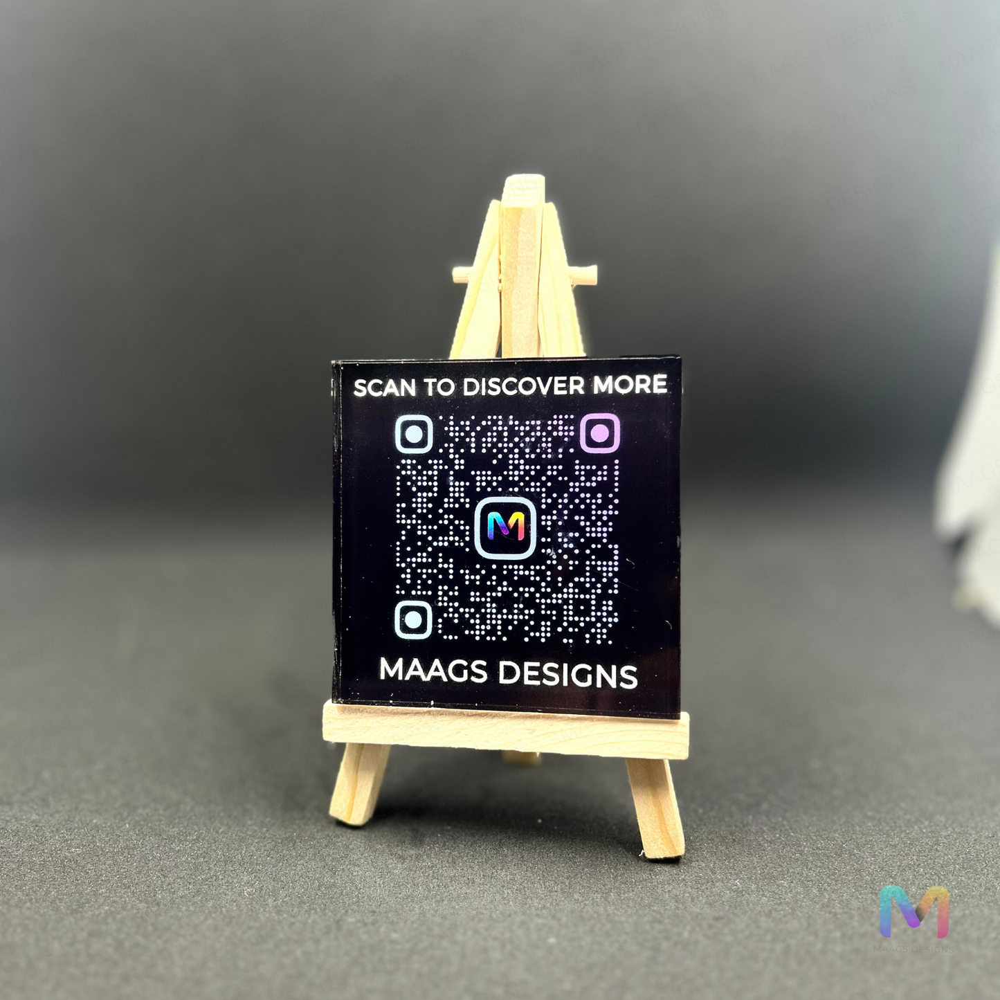 Personalized QR Code Block for Homes, Office, Coffee Shops, Restaurants