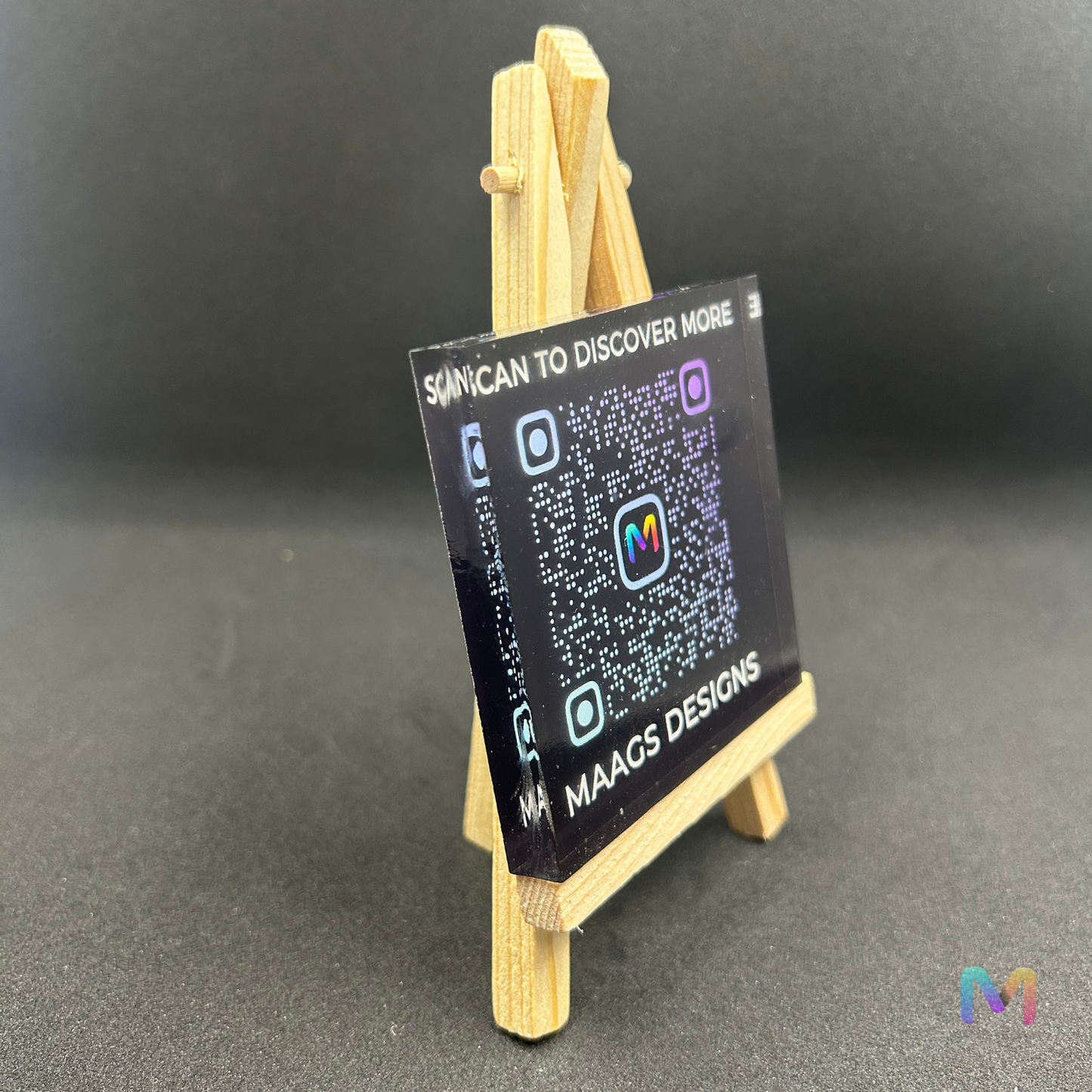 Personalized QR Code Block for Homes, Office, Coffee Shops, Restaurants