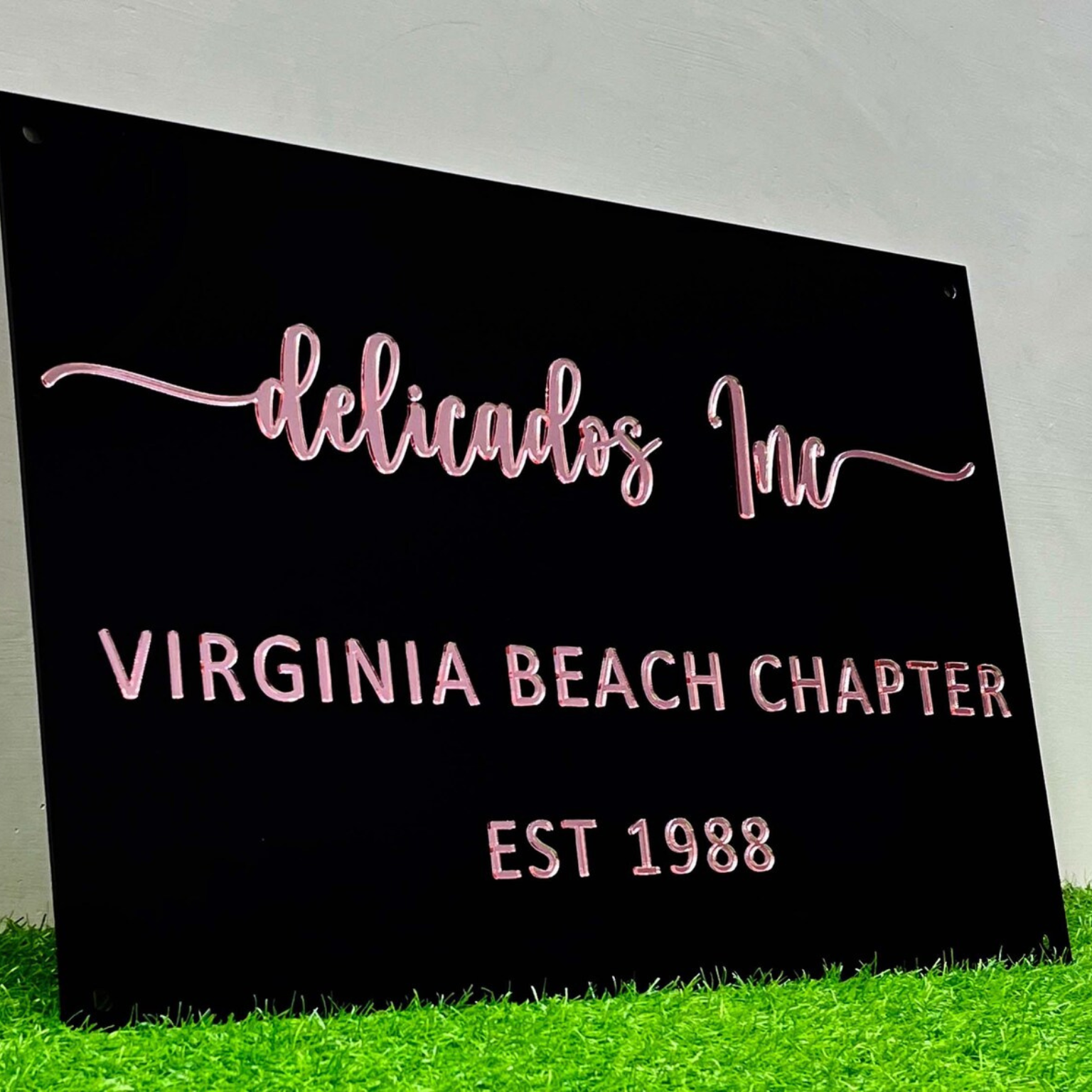 Raised Letter Name Plate for Office (Acrylic)