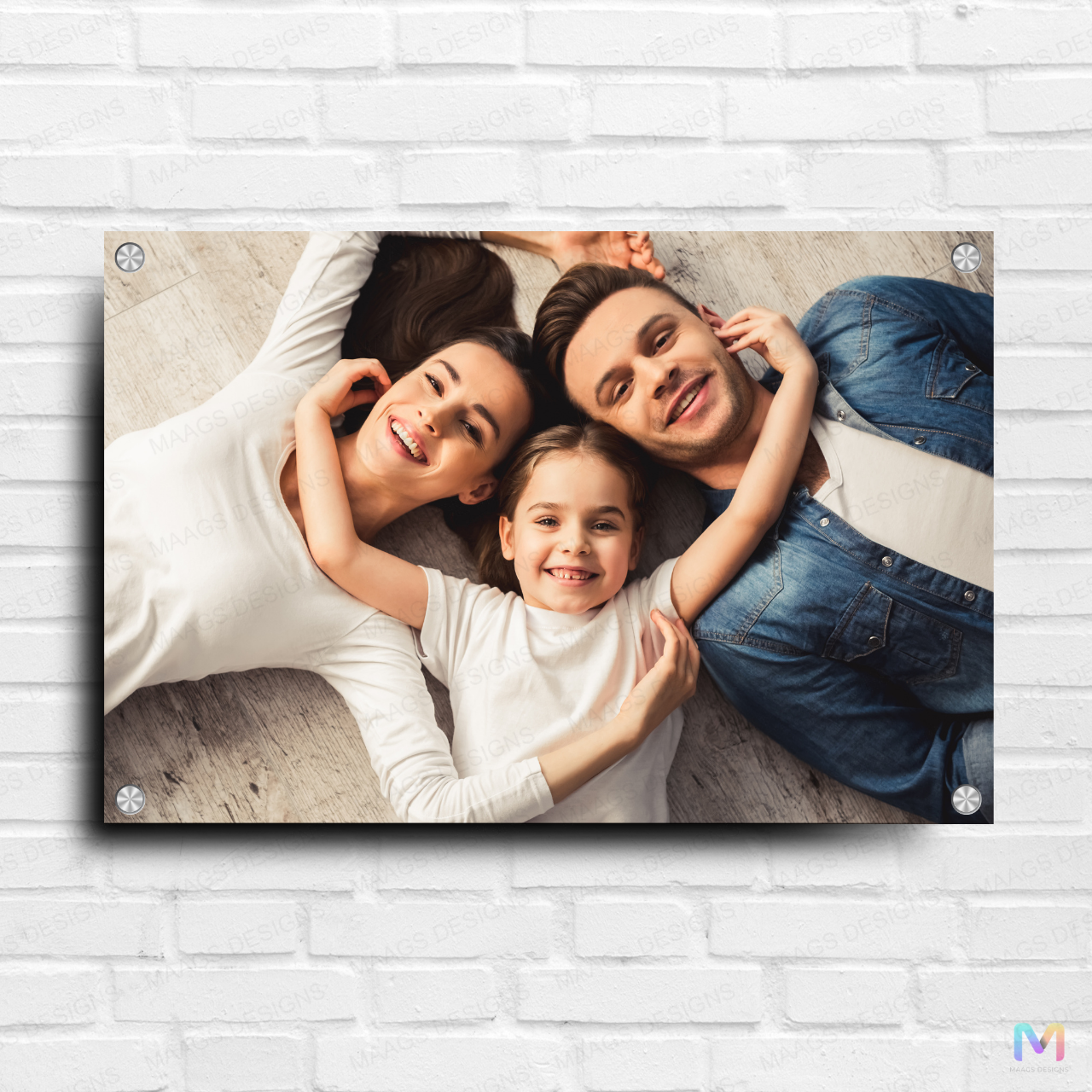 Customized Wall Photo Frame (Acrylic) | Acrylic Photo Frame | Wall Decor | Gifts for Couples and Family