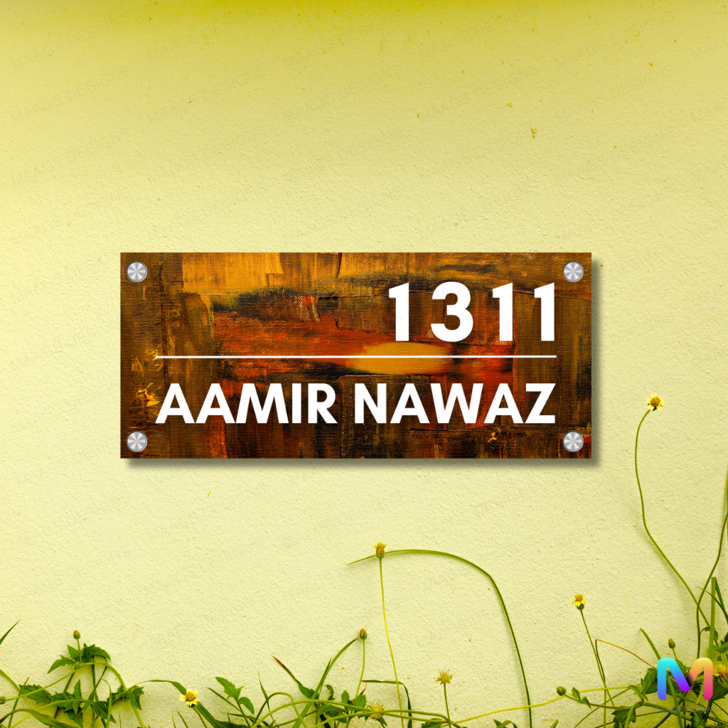 Art Collection - Contemporary Art 05 | Premium Custom Name Plate For Home