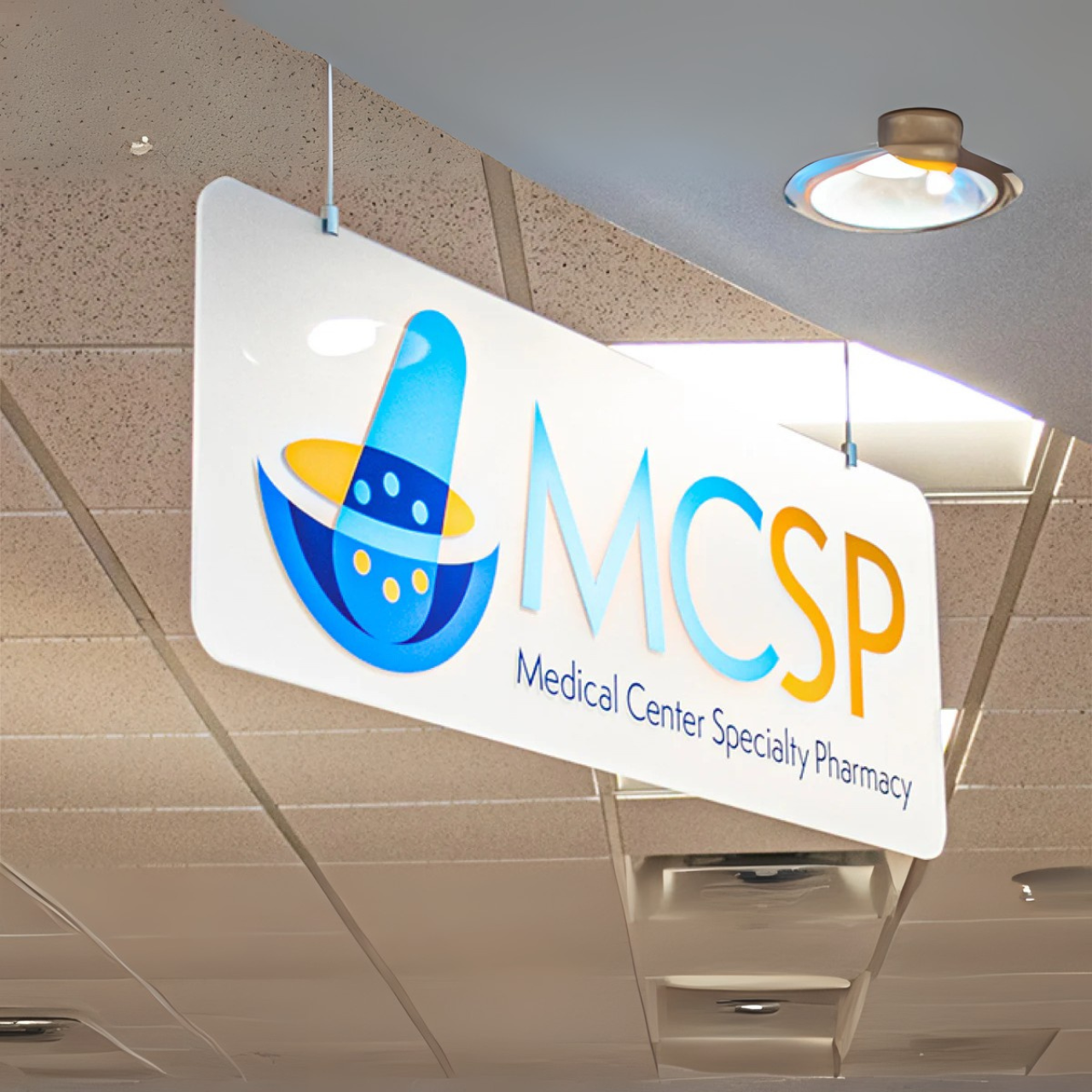 Hanging Office Name Plate (Acrylic)