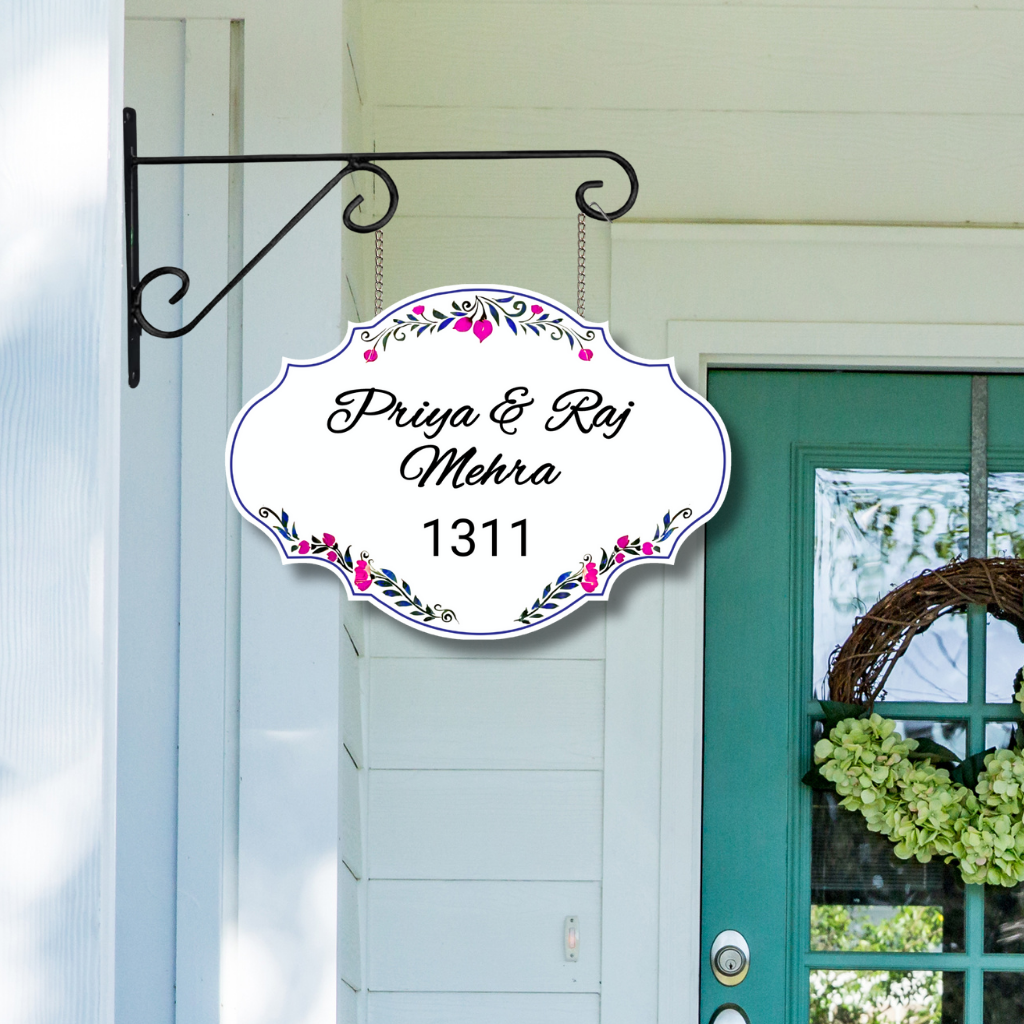 Ethereal Collection - Jaded Harmony - Hanging Name Plate For Home