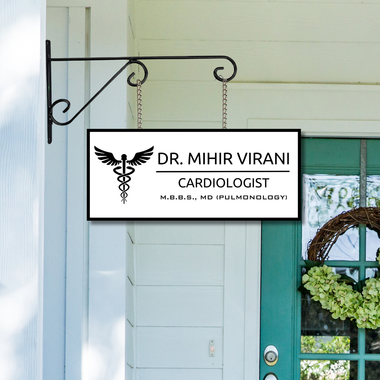 Executive Impressions Collection - Doctors Name Plate | Hanging Name Plate | Premium Name Plate For Business