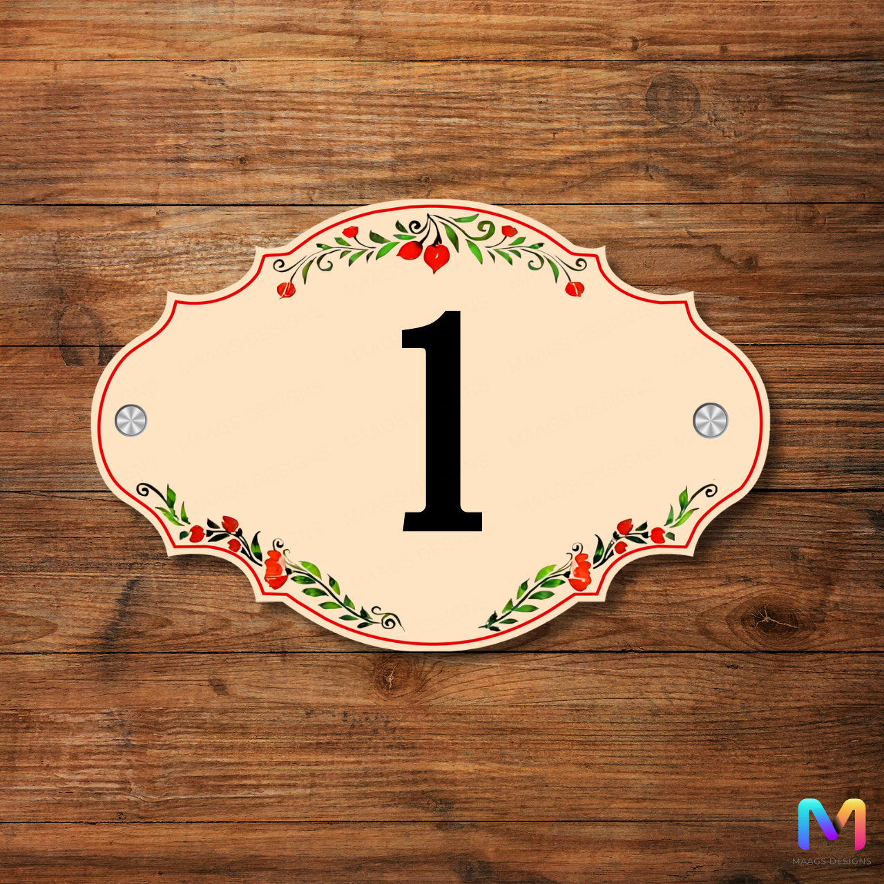 Ethereal Collection - House Number Plate (Acrylic)