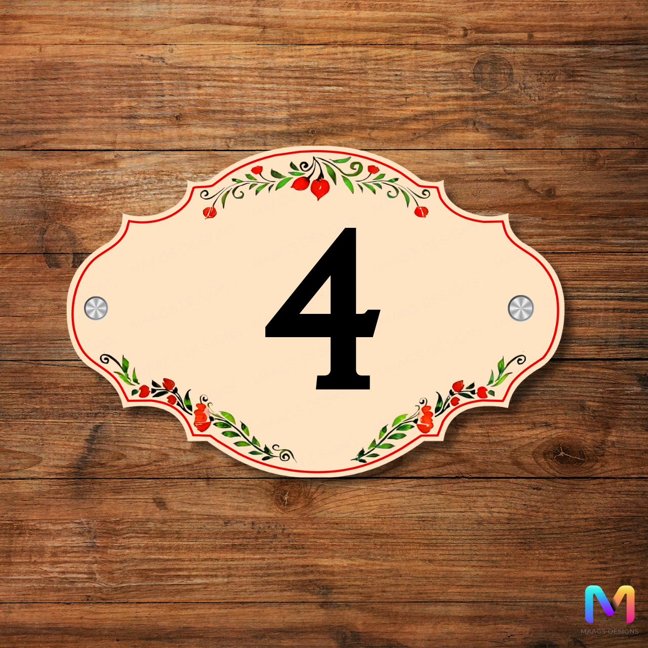 Ethereal Collection - House Number Plate (Acrylic)