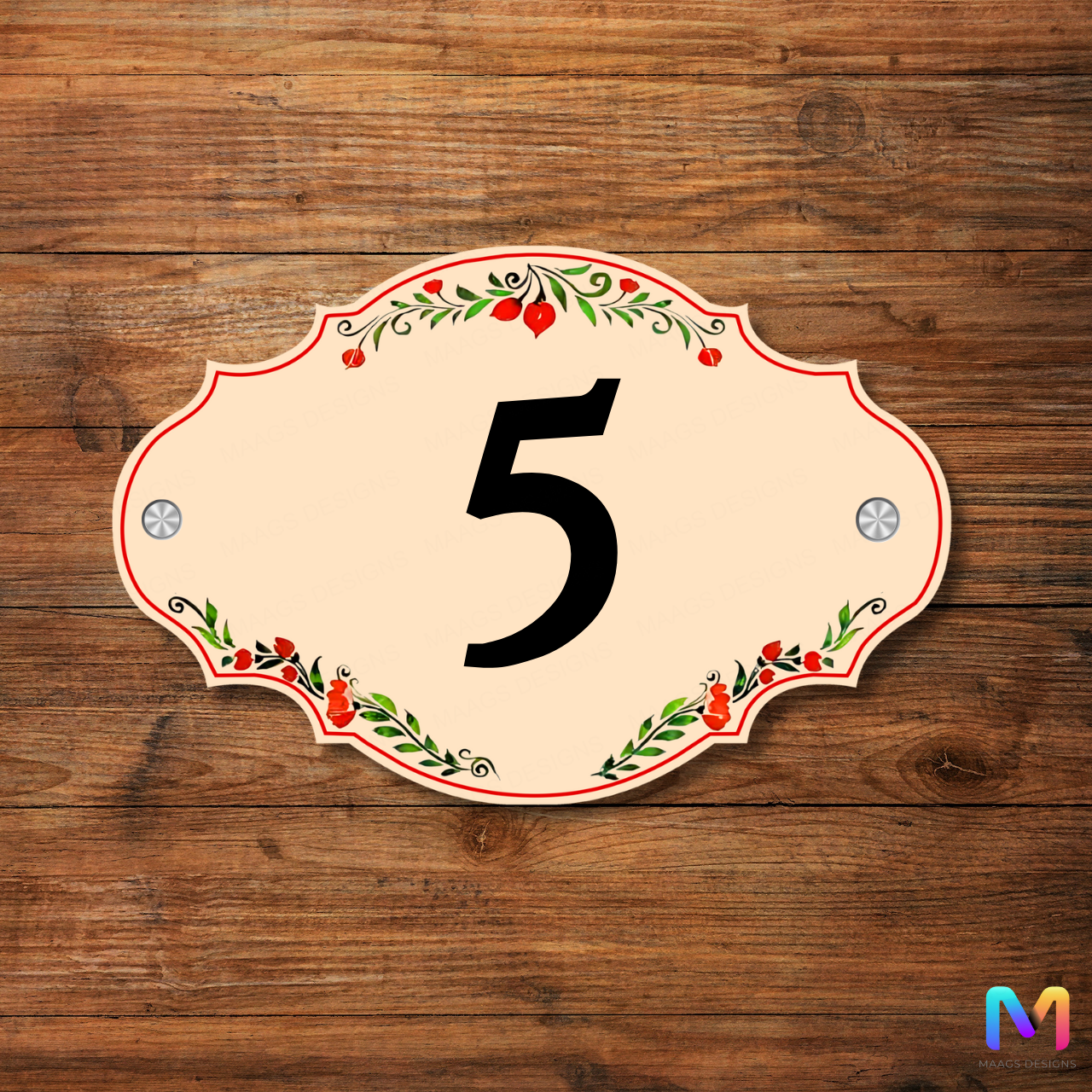 Ethereal Collection - House Number Plate (Acrylic)