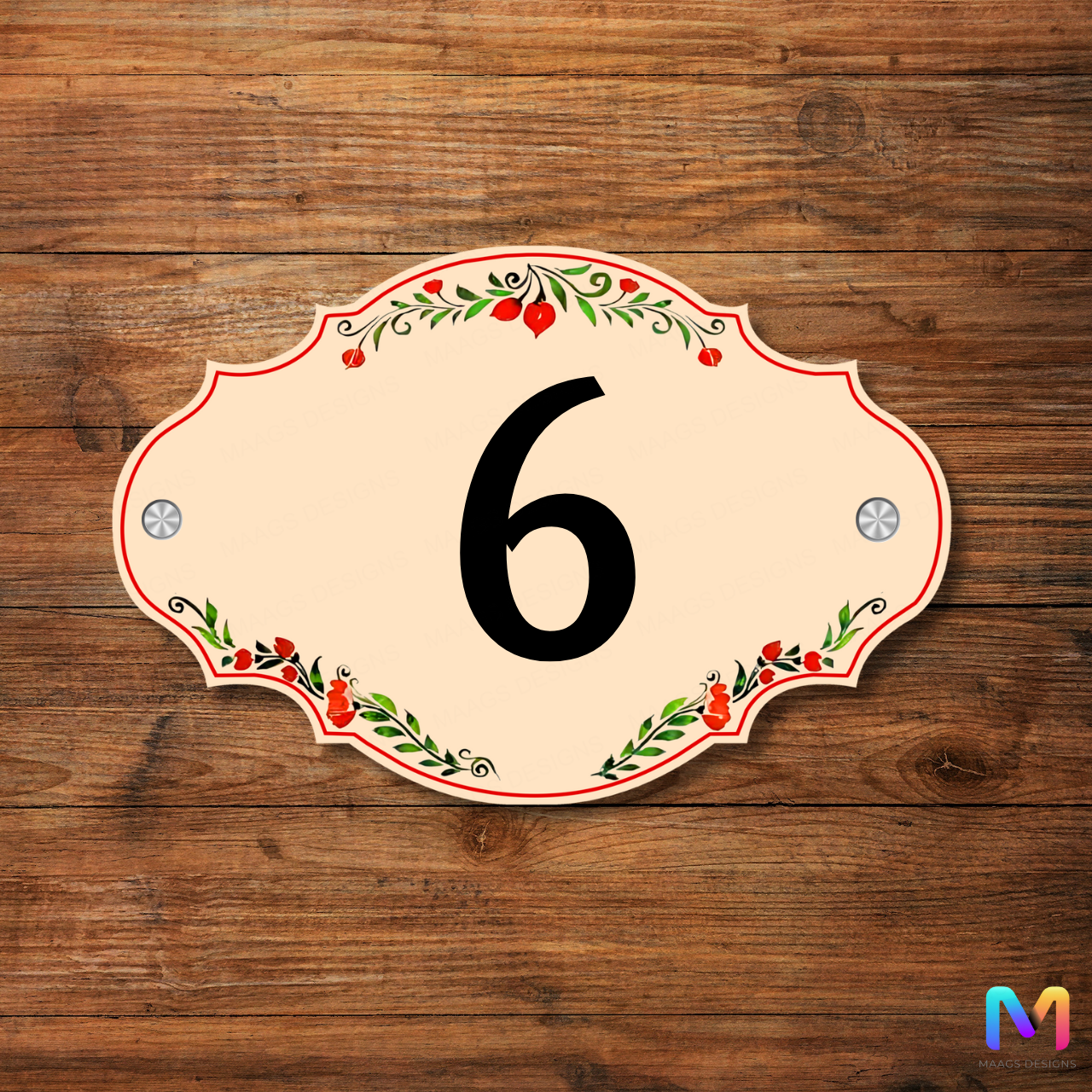 Ethereal Collection - House Number Plate (Acrylic)