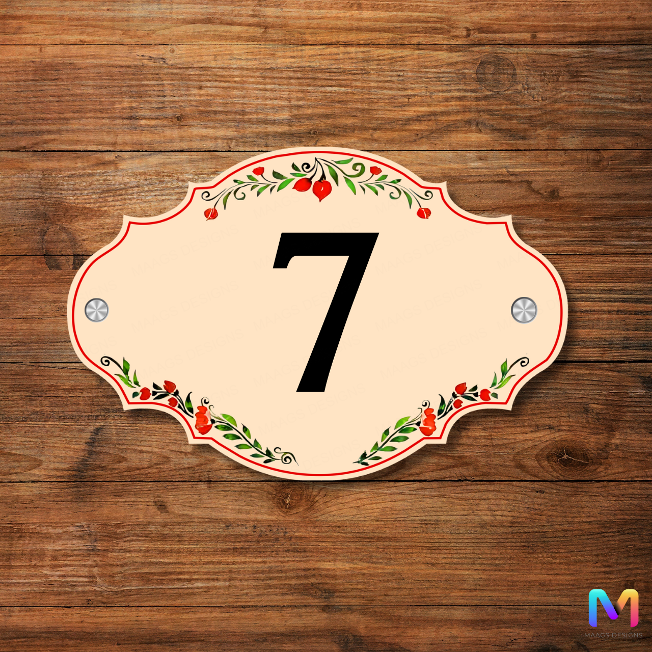 Ethereal Collection - House Number Plate (Acrylic)