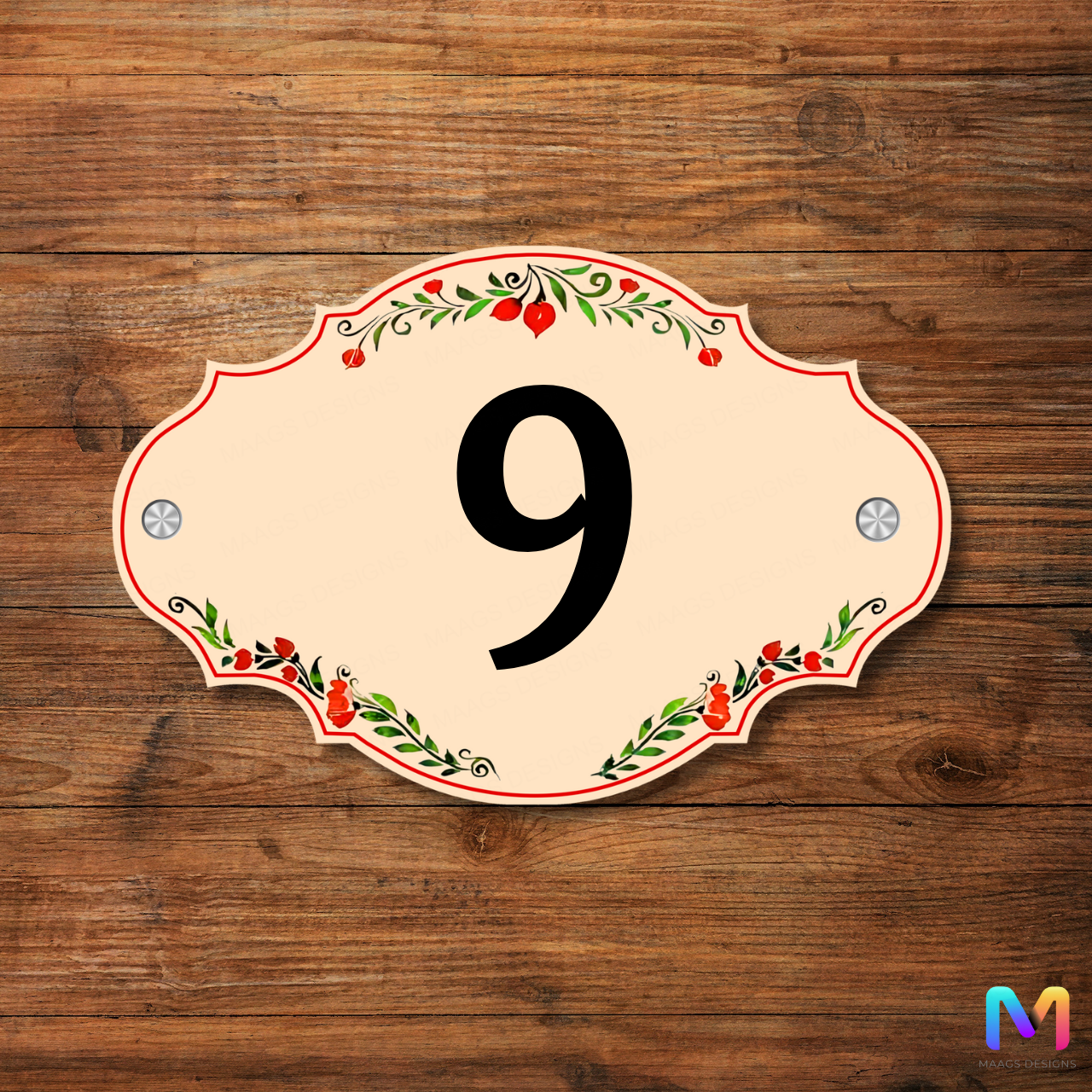 Ethereal Collection - House Number Plate (Acrylic)