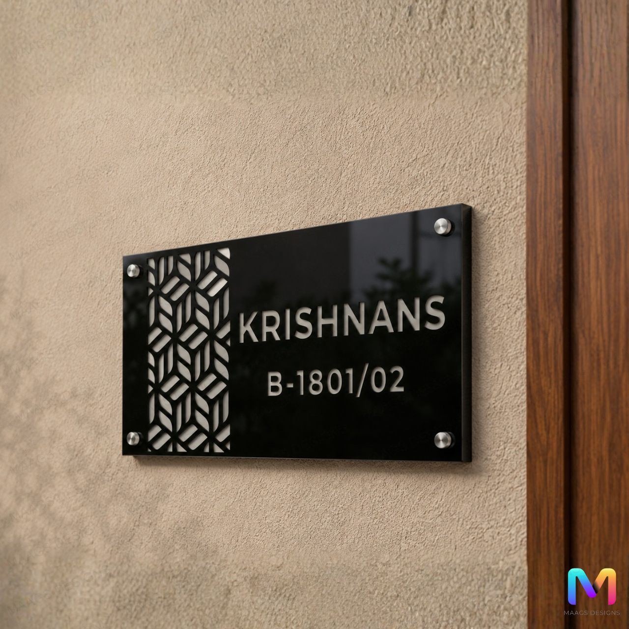 Monarch Glow LED Name Plate (Acrylic)