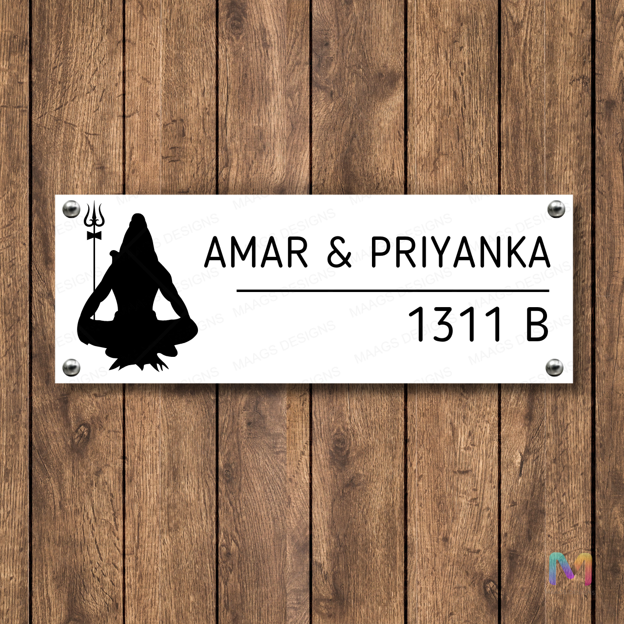 Ethnic Collection - Mahadev | Premium Custom Name Plates for Homes