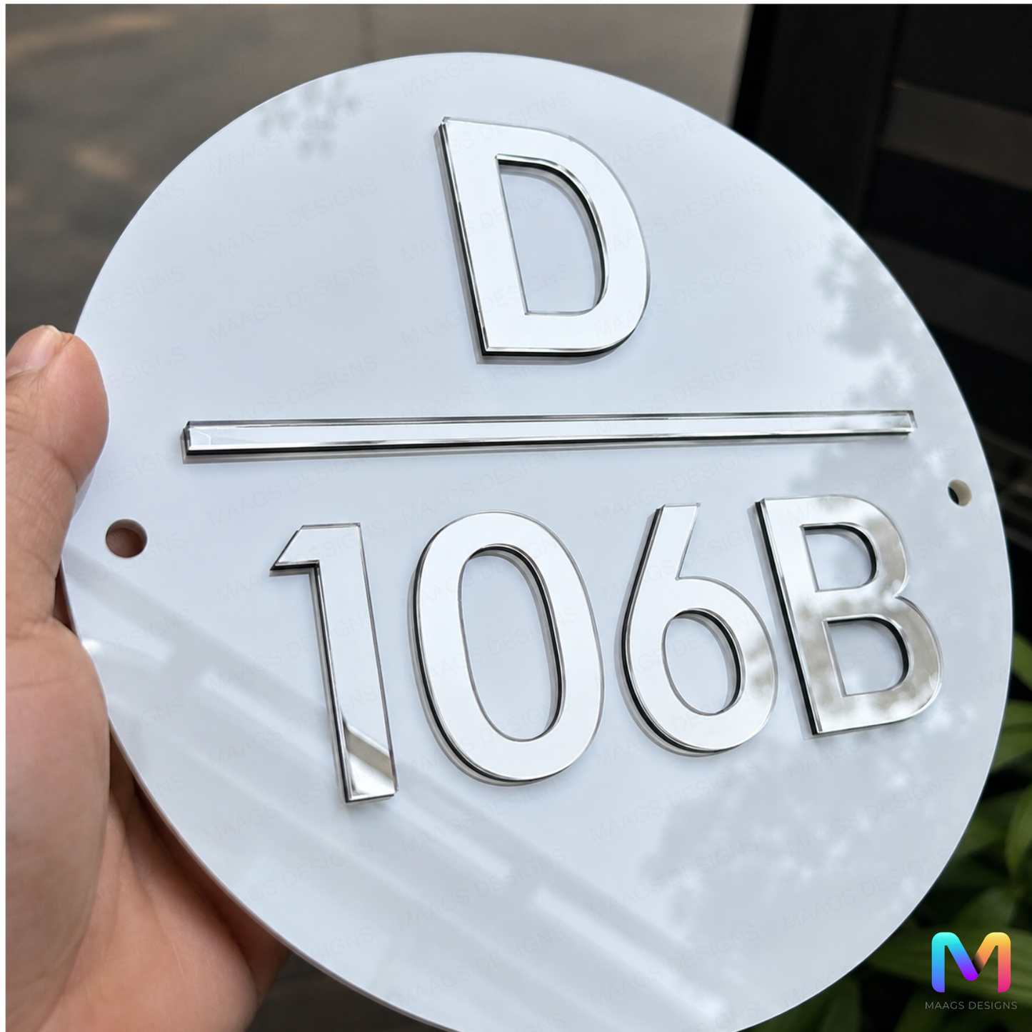 Luxe - House Number Plate (Acrylic)