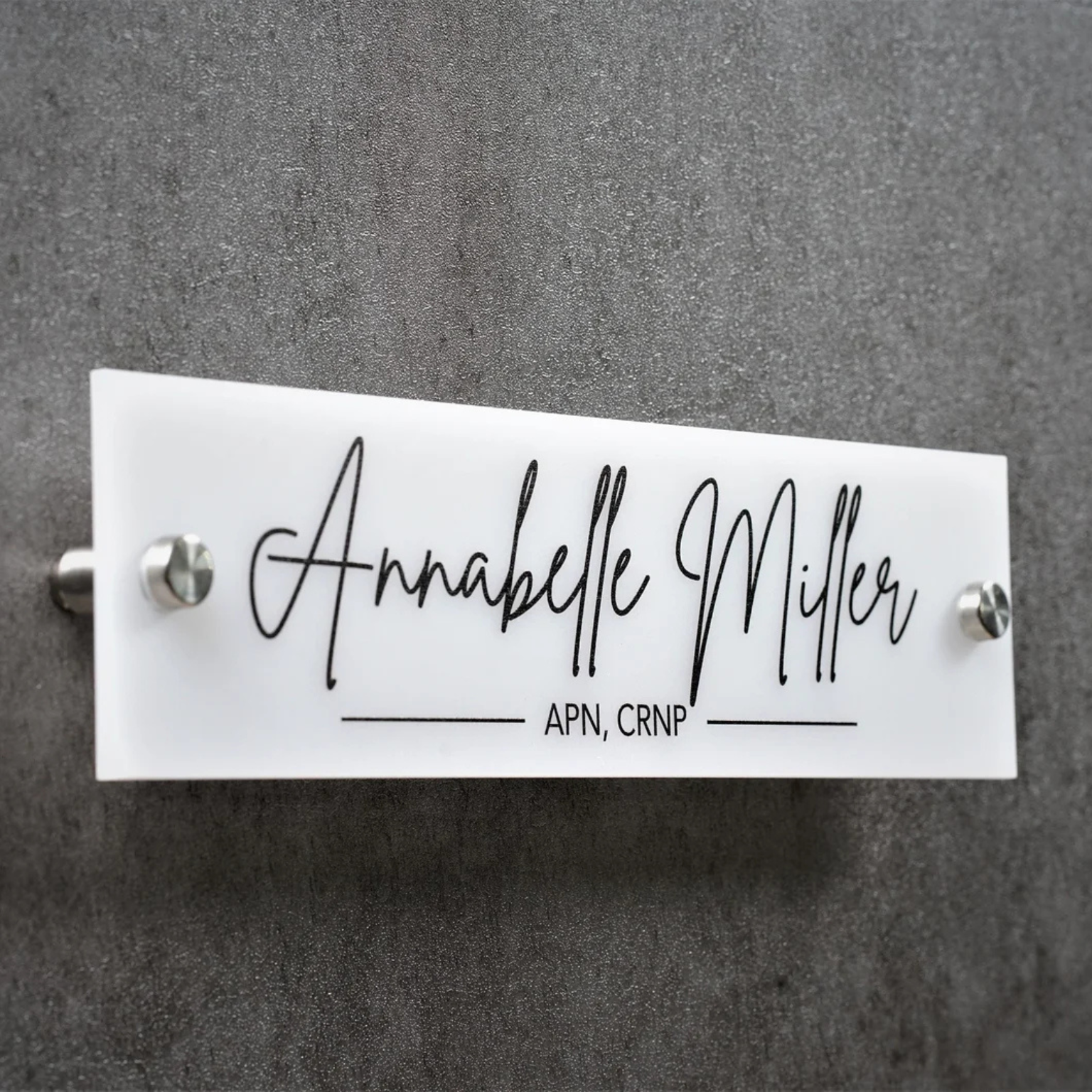 Title of Distinction - Designation Name Plate | Custom Name Plate for Office