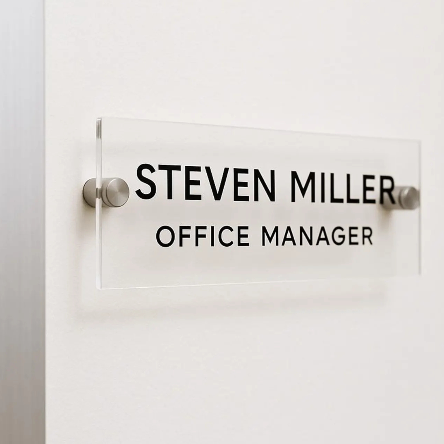 Title of Distinction - Designation Name Plate | Custom Name Plate for Office