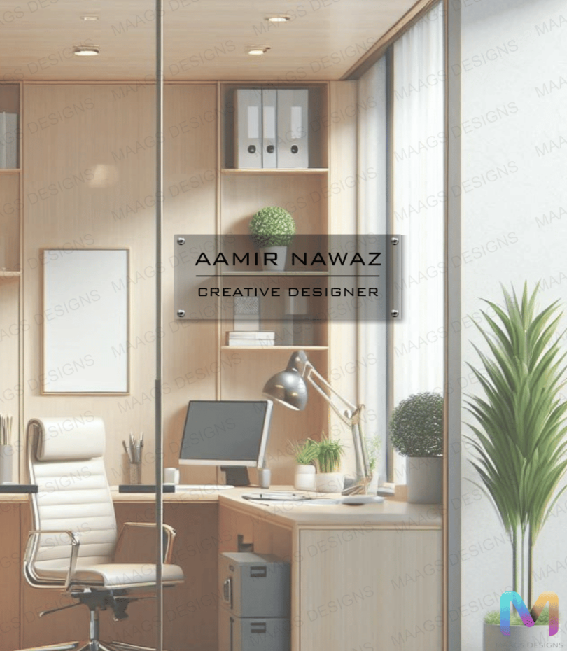 Title of Distinction - Designation Name Plate | Custom Name Plate for Office