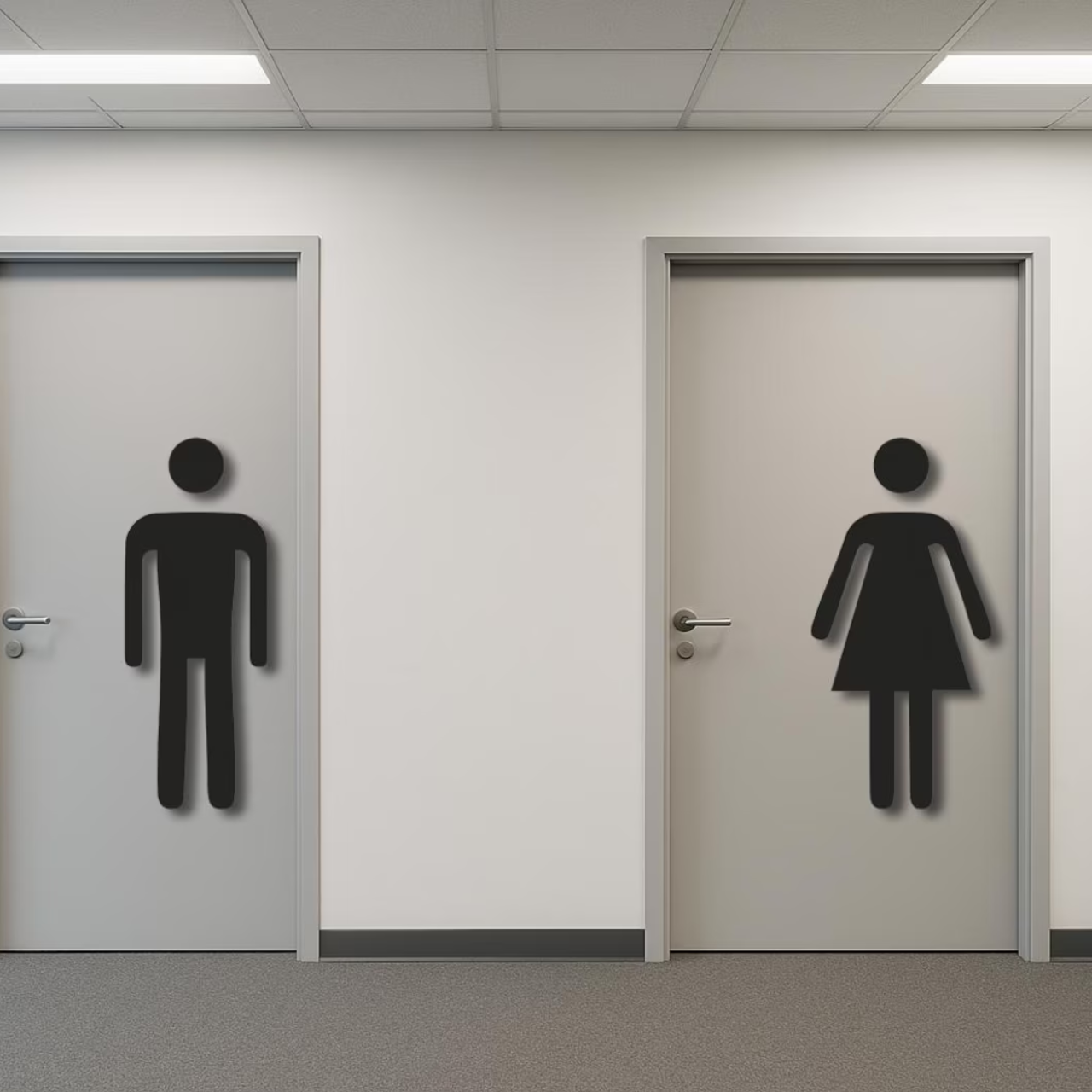 Washroom Signs, Utility Signage, Restroom Signs (Acrylic)