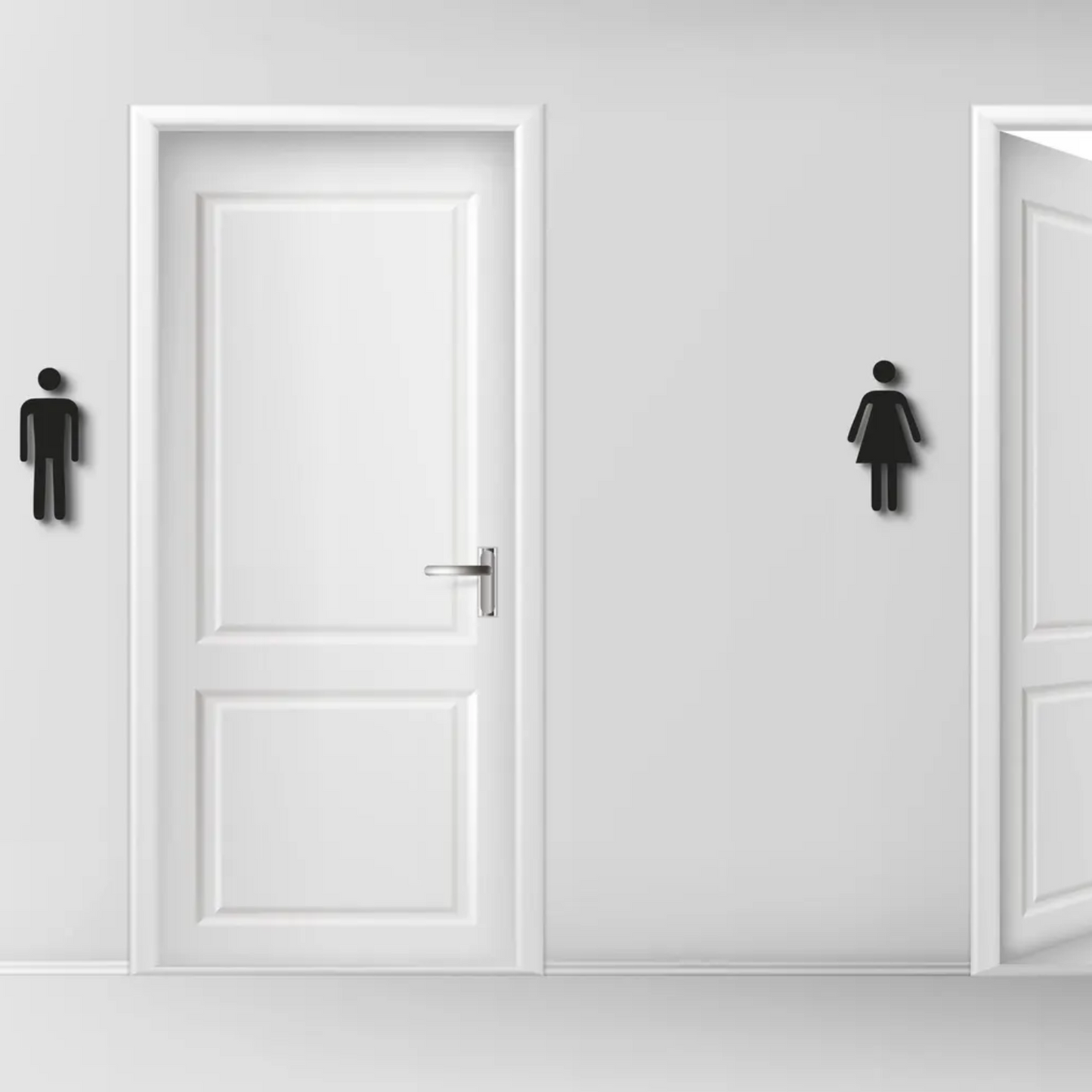 Washroom Signs, Utility Signage, Restroom Signs (Acrylic)