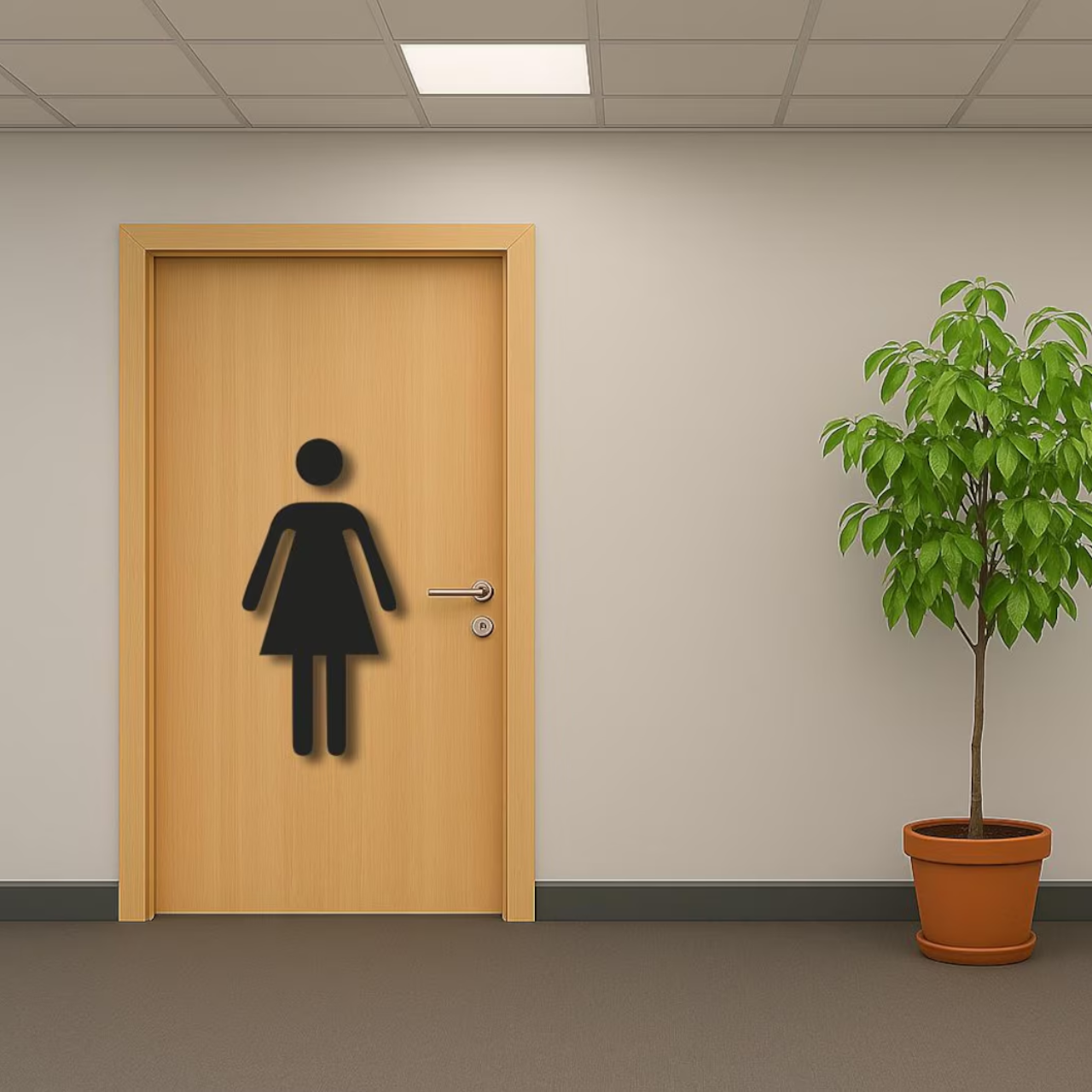 Washroom Signs, Utility Signage, Restroom Signs (Acrylic)