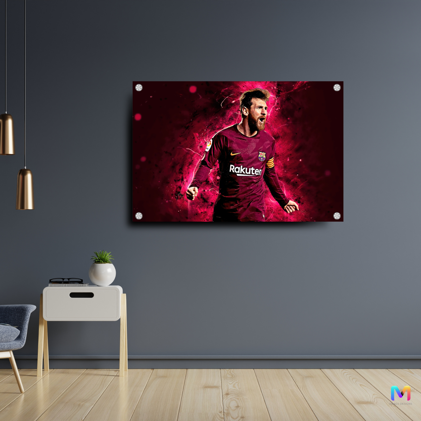 Lionel Messi - Football - Premium Sports Wall Art