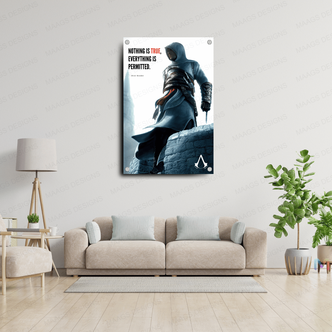 Altair - Assassin's Creed (Premium Acrylic Unframed Wall Art) | Wall Decor