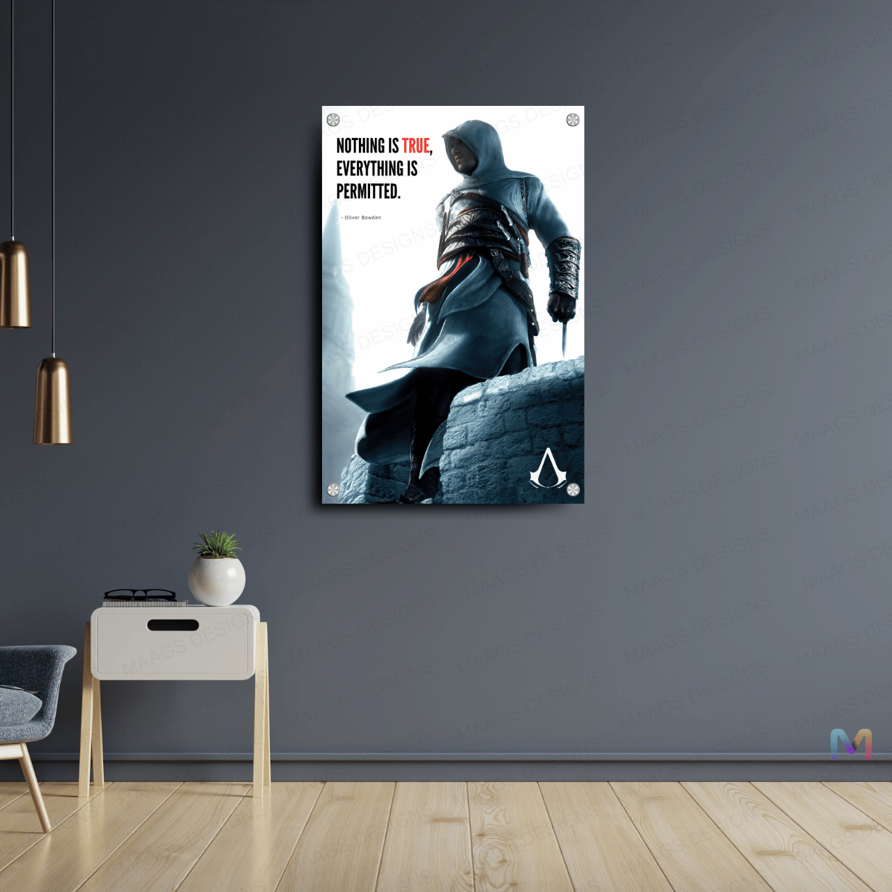 Altair - Assassin's Creed (Premium Acrylic Unframed Wall Art) | Wall Decor