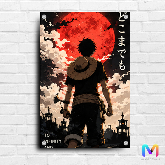 One Piece: Luffy - Dawn - Premium Wall Art
