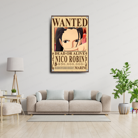 One Piece: Nico Robin - Bounty Poster - Premium Wall Art