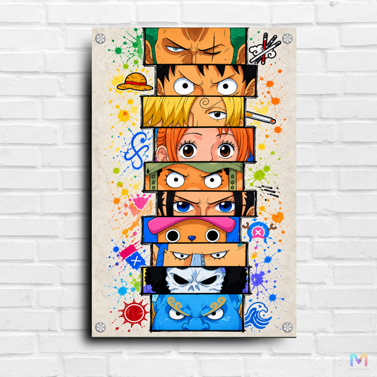 One Piece: Straw Hats Merry - Premium Wall Art