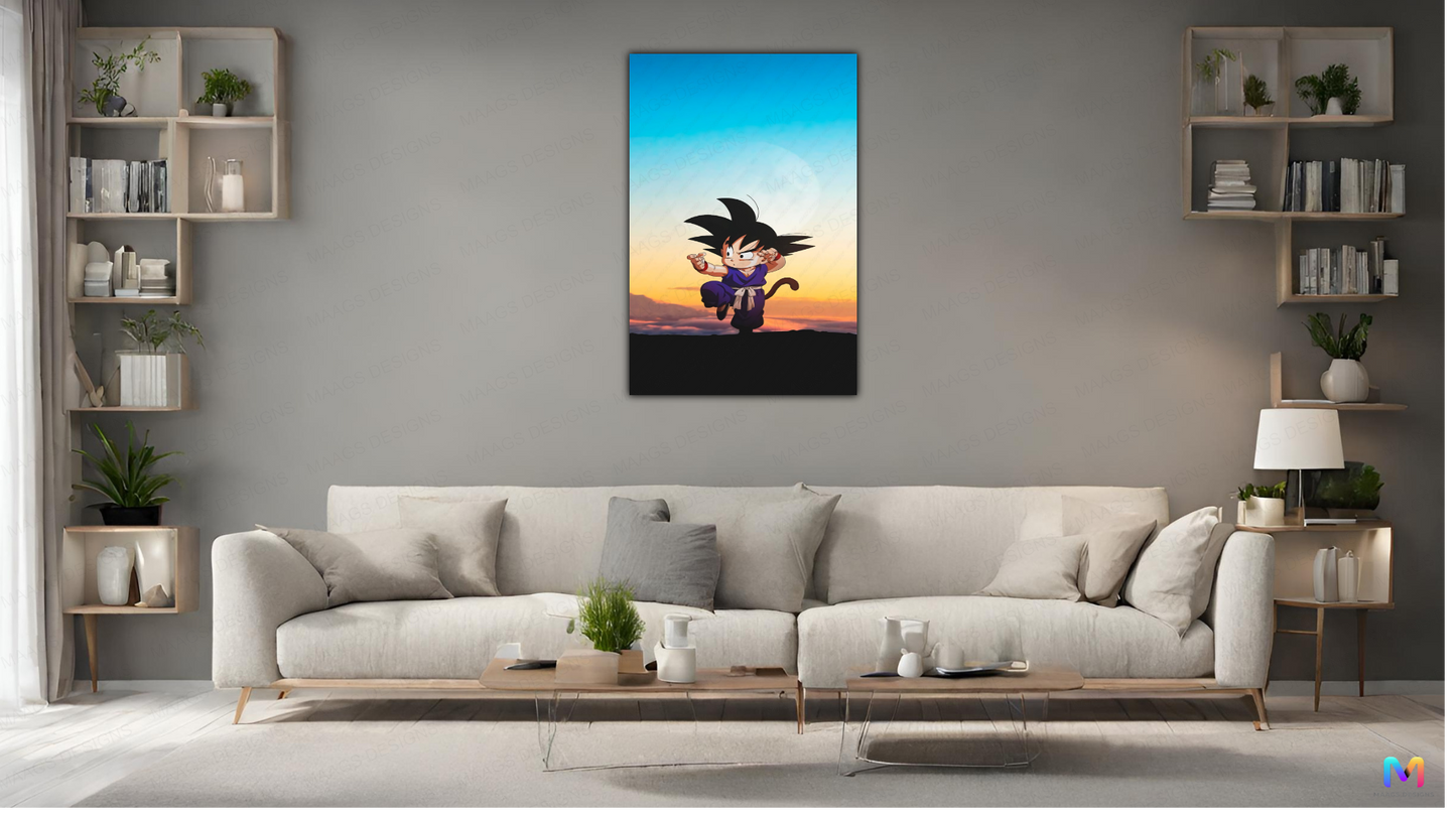 Maags Designs: Goku Kid - DragonBall Z (Premium Acrylic Wall Poster)