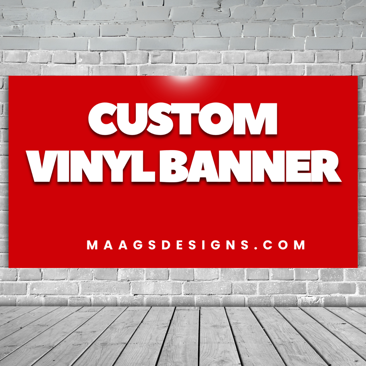 Custom Vinyl Banners | Indoor or Outdoor Banners | Peel and Stick | Sticker Banners