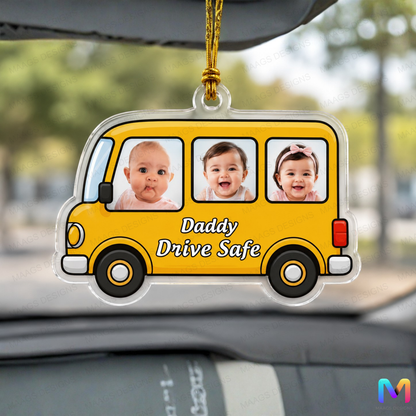 Personalized Acrylic Photo Car Hanging Baby Safe III