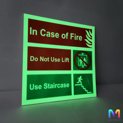 Safety Signage Night Glow