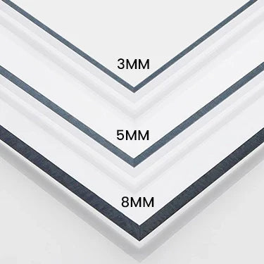 Thickness of Acrylic