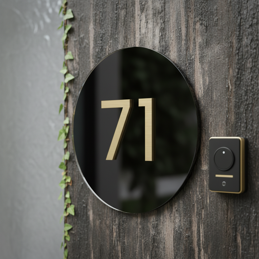 Luxe - House Number Plate (Acrylic)