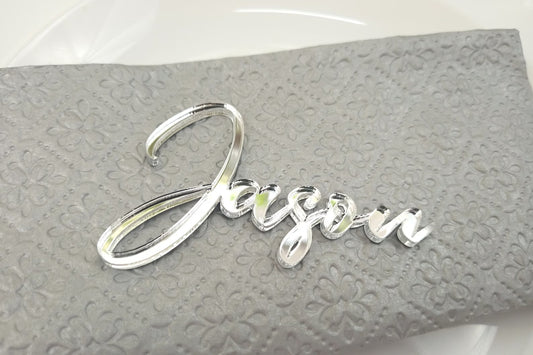 Custom Acrylic Name Sign | Acrylic Lettering | Living room decor, Business Name Sign, Party decoration, Baby Name Sign, Nursery Decor Acrylic: Silver