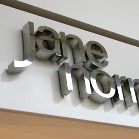 3D Stainless Steel Signage (Hoardings) for Office and Shops