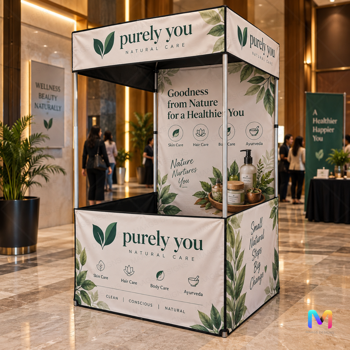 Canopy Tent, Promotional Tent, Marketing Tent - 4' X 4' X 7' ft 4' x 4' x 7' feet