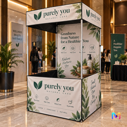 Canopy Tent, Promotional Tent, Marketing Tent - 4' X 4' X 7' ft 4' x 4' x 7' feet