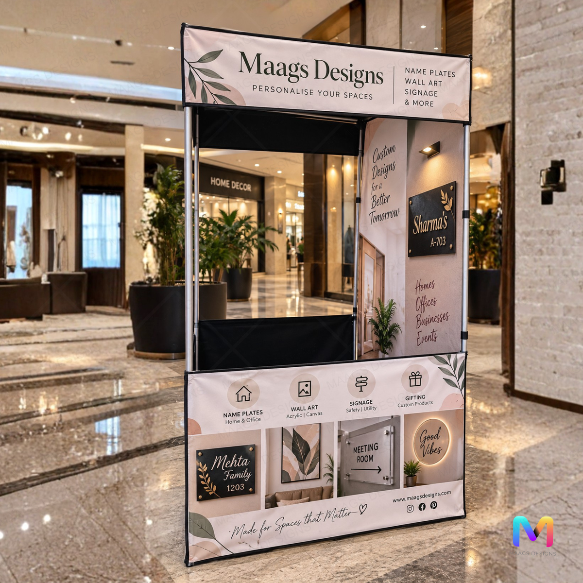 Canopy Tent, Promotional Tent, Marketing Tent - 4' X 4' X 7' ft