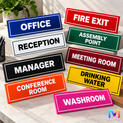 Sun Board Name Signs, Sunboard Utility Signs