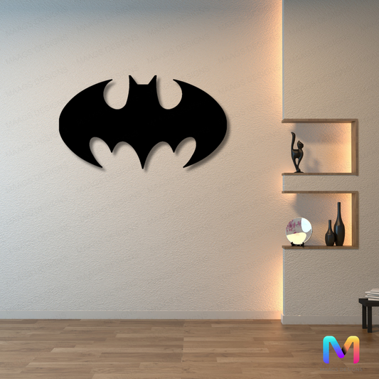 Midnight Vigil II - Batman Symbol Wall Decor (Acrylic) | Superhero Wall Decor