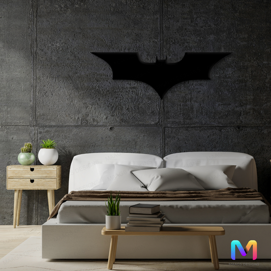 Midnight Vigil - Batman Symbol Wall Decor (Acrylic) | Superhero Wall Decor