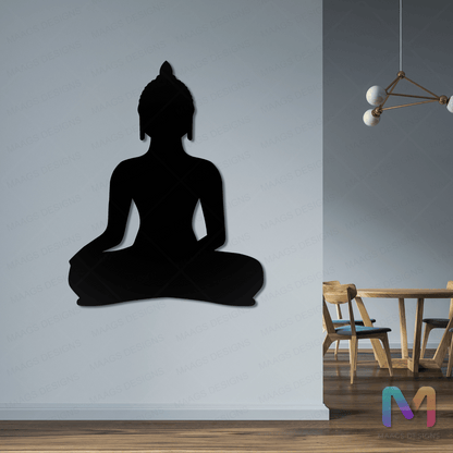 Midnight Monk - Buddha - Premium Wall Hanging