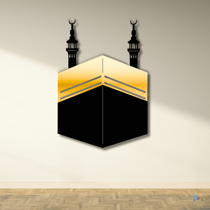 Kaaba - Midnight Gloss - Islamic Wall Decor | Acrylic Wall Decor