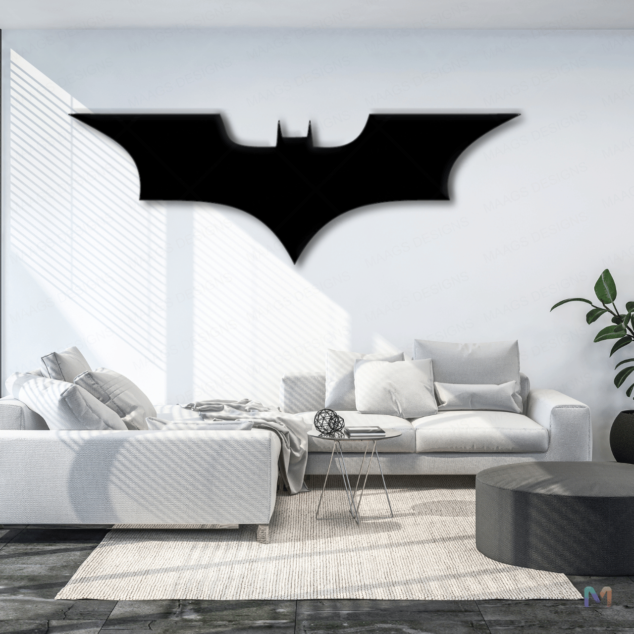 Midnight Vigil - Batman Symbol Wall Decor | Superhero Wall Decor