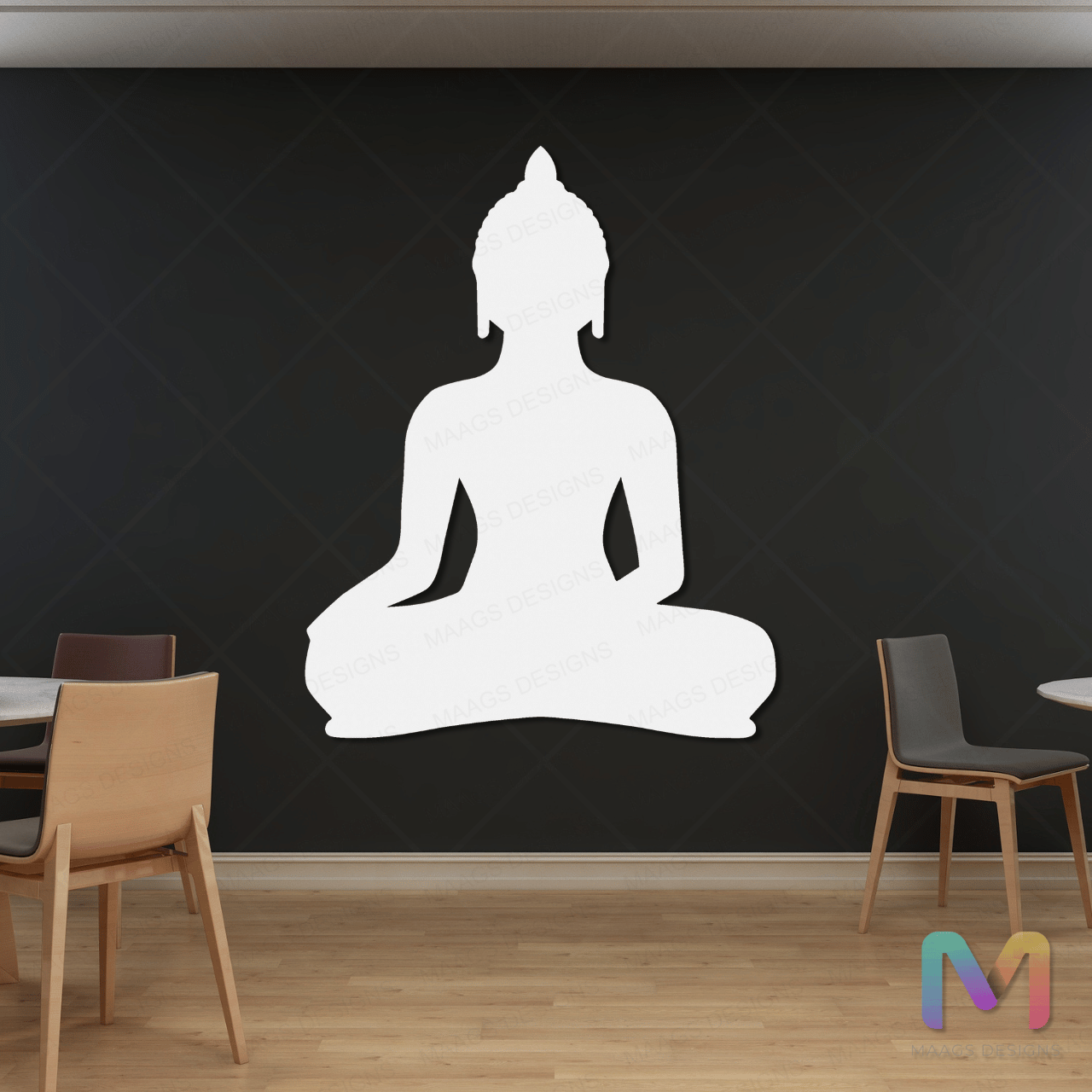 Midnight Monk - Buddha - Premium Wall Hanging