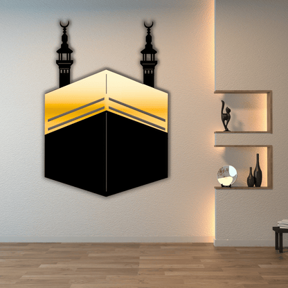 Kaaba - Midnight Gloss - Islamic Wall Decor | Acrylic Wall Decor