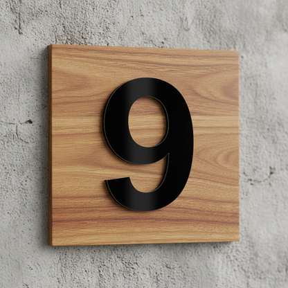 WoodLuxe House Number Plate (ACP)